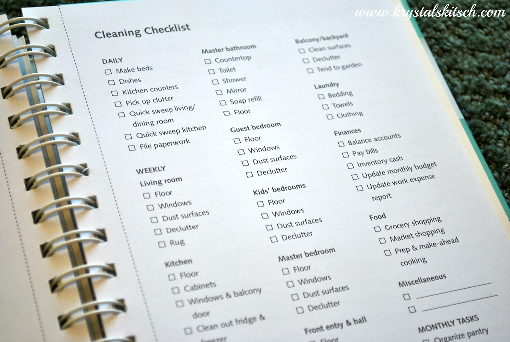 cleaning checklist sydney